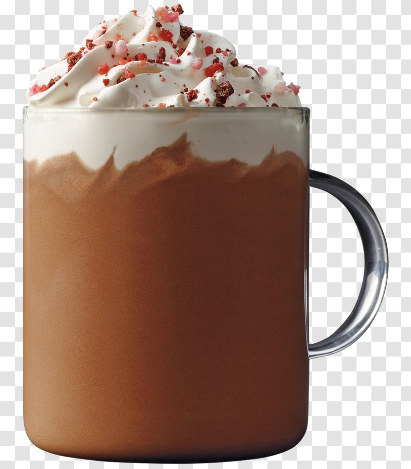 Hot Chocolate Caffè Mocha Cordial Starbucks - Whipped Cream Transparent PNG