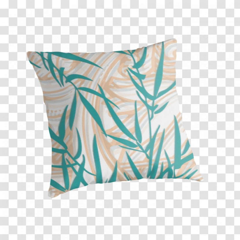 Throw Pillows Cushion Bee - Aqua - Green Pillow Transparent PNG