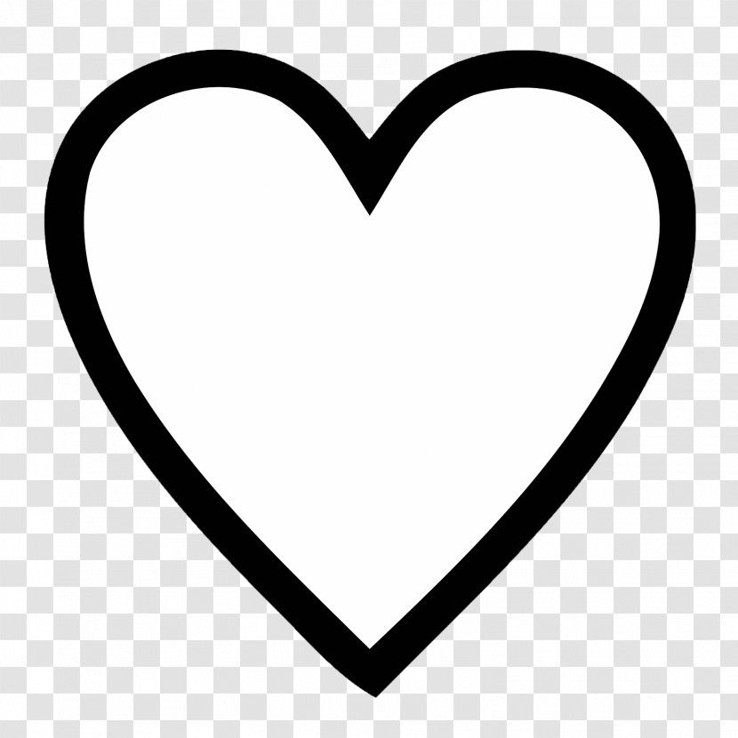 Tattoo Artist Idea Love - Silhouette - Simple Heart Outline Transparent PNG