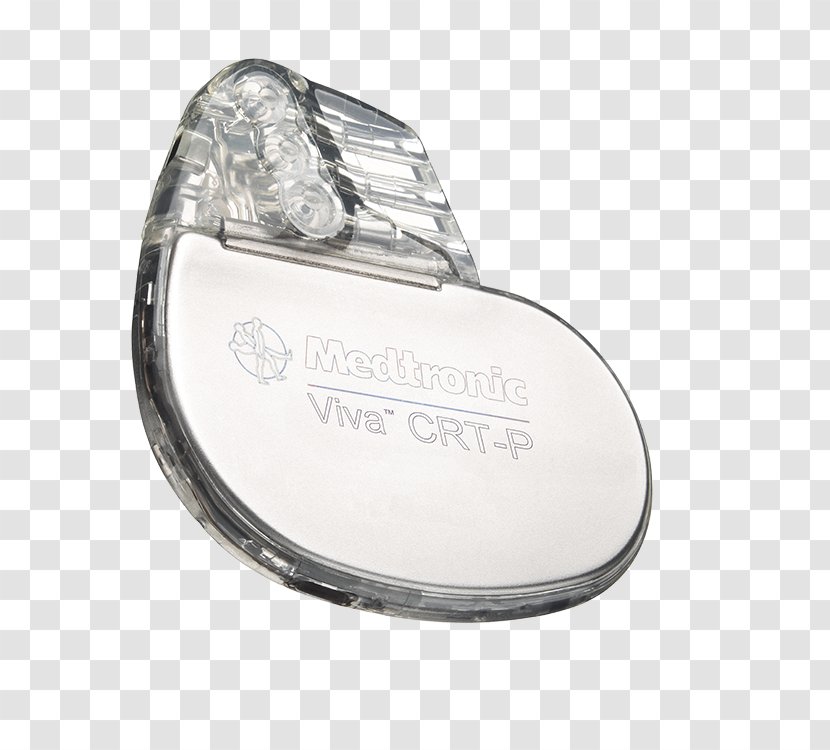 Cardiac Resynchronization Therapy Artificial Pacemaker Cardiology Medtronic Implantable Cardioverter-defibrillator - Silver - Heart Transparent PNG