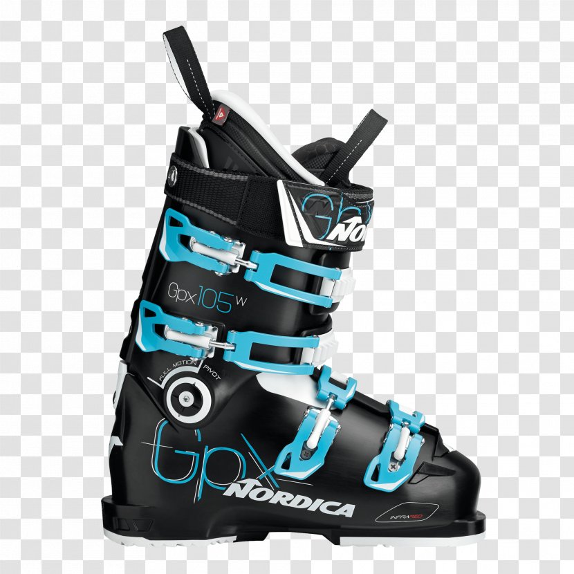 Nordica Ski Boots Alpine Skiing - Outdoor Shoe Transparent PNG