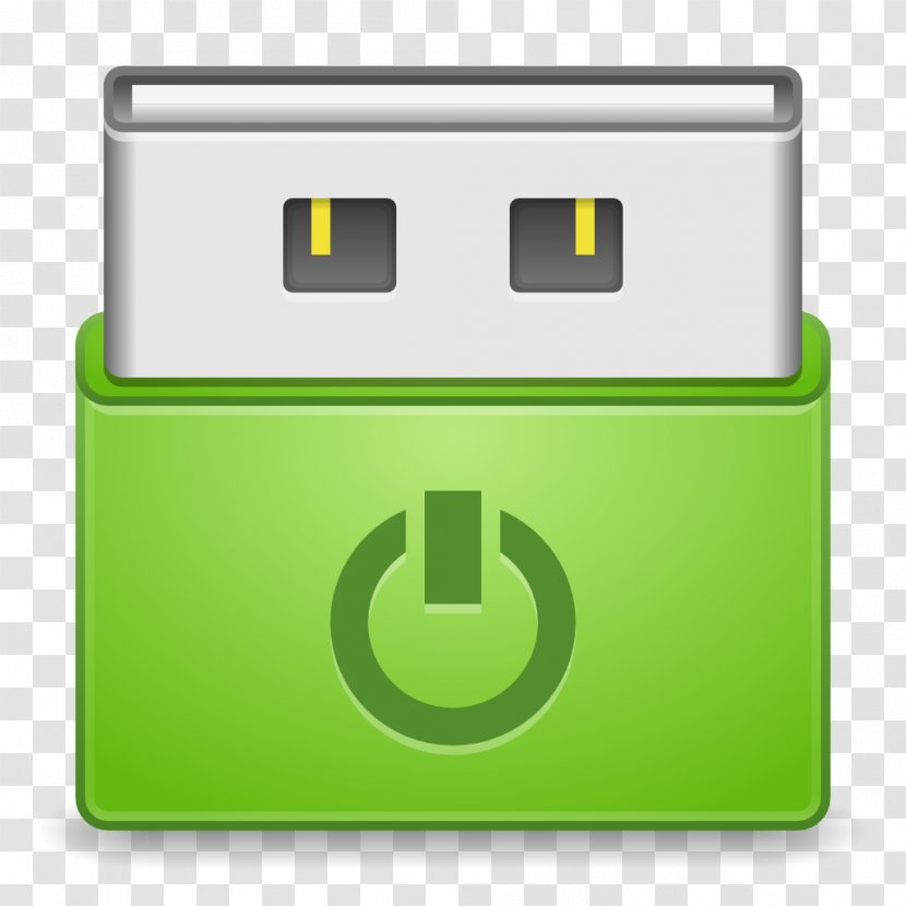 Computer Icon Yellow Green - Filename Extension - Apps Unetbootin Transparent PNG