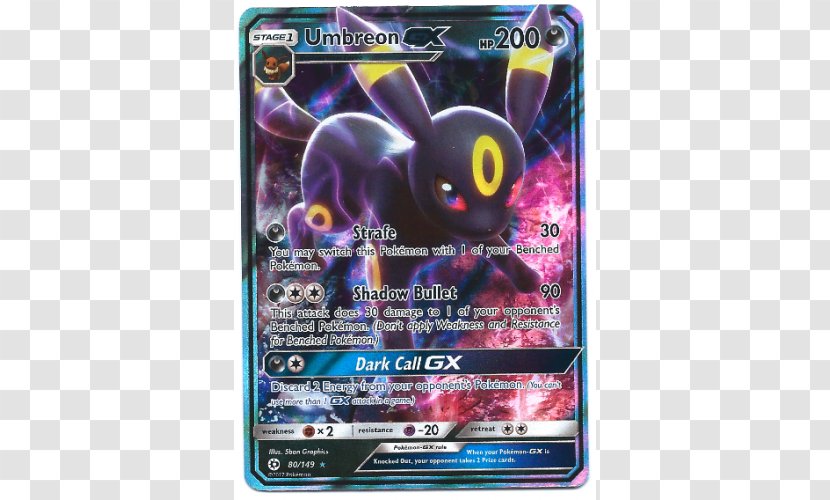 Pokémon Sun And Moon Ultra Trading Card Game Umbreon Collectible - Pok%c3%a9mon - Tins Transparent PNG