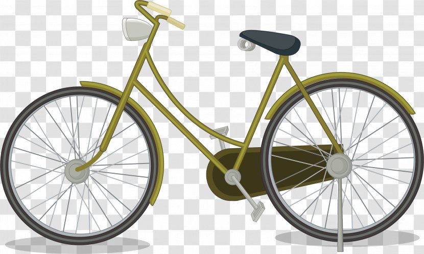 Vietnam Royalty-free Clip Art - Road Bicycle - Army Green Bike Transparent PNG