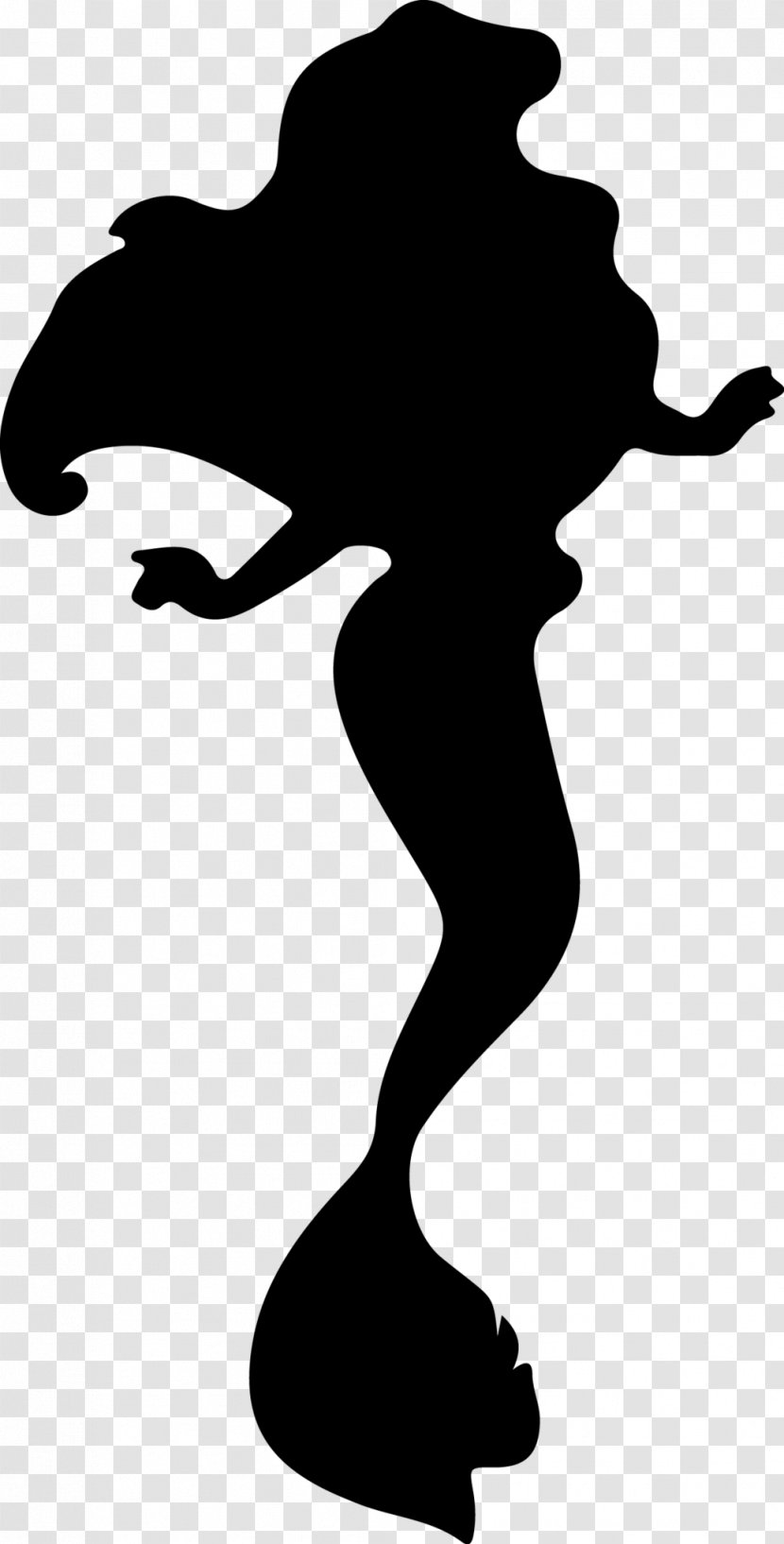 Ariel Pocahontas Minnie Mouse Rapunzel Disney Princess - Little Mermaid - Silhouette Transparent PNG