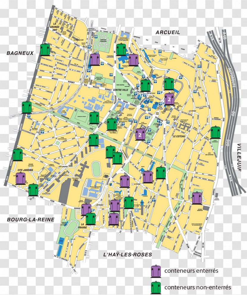 Cachan Villejuif Arcueil Bagneux Fresnes - Bucha - Map Transparent PNG