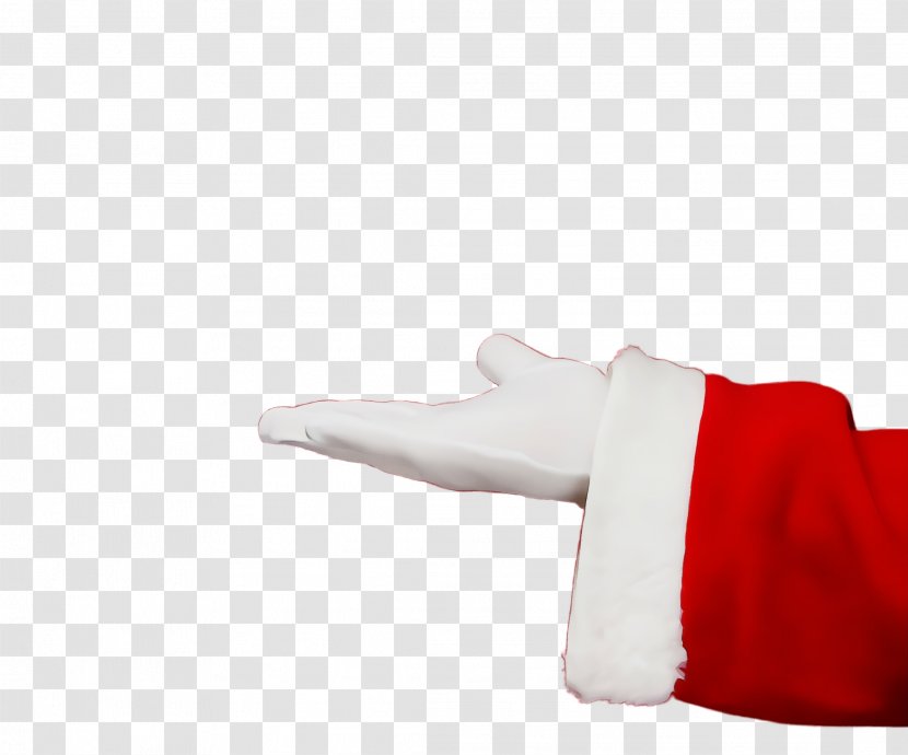 Red Glove Finger Hand Thumb Transparent PNG