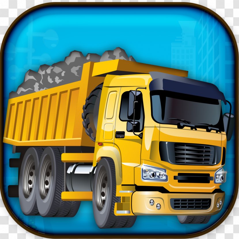 Cartoon Dump Truck - Cabin Transparent PNG