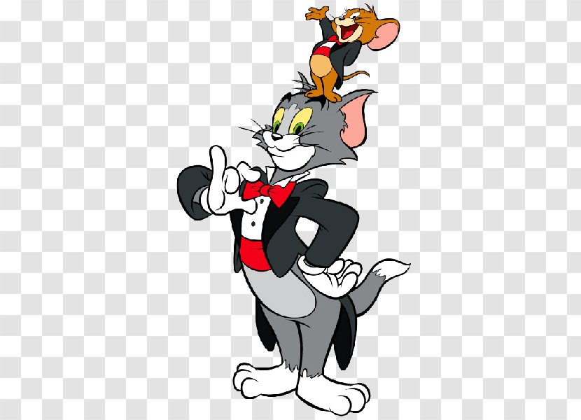 Tom Cat And Jerry Mouse Cartoon Christmas - Male - & Transparent PNG