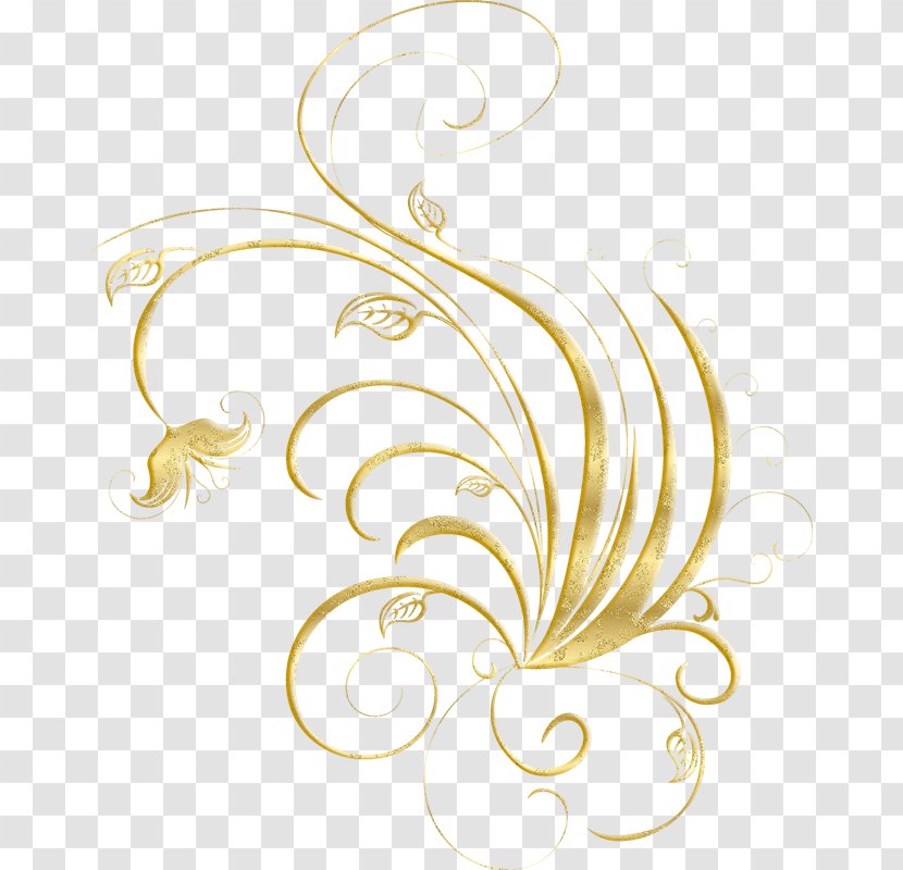 Ornament Gold Clip Art - Yellow - Chalk Spiral Transparent PNG
