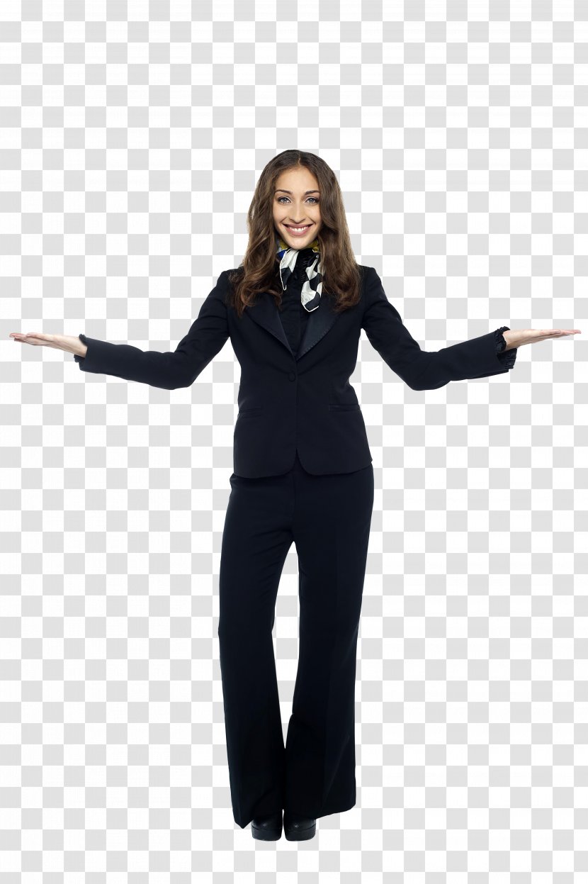 Flight Attendant Cartoon - Businessperson - Costume Transparent PNG