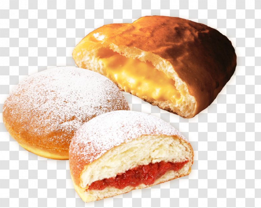 Bun Sufganiyah Donuts Chitose Danish Pastry - Food - Mbc Sweet Buns Transparent PNG