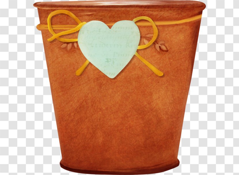 Flowerpot - Brown - Love Trash Can Transparent PNG