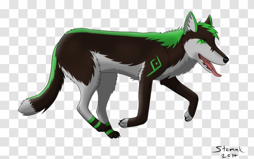 Fauna Fur Pet Character Snout - Rainbow Neon Wolf Transparent PNG