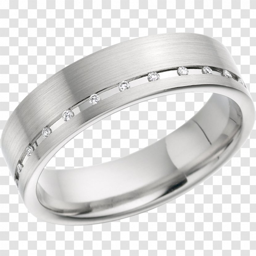 Silver Wedding Ring Material Body Jewellery - Metal Transparent PNG