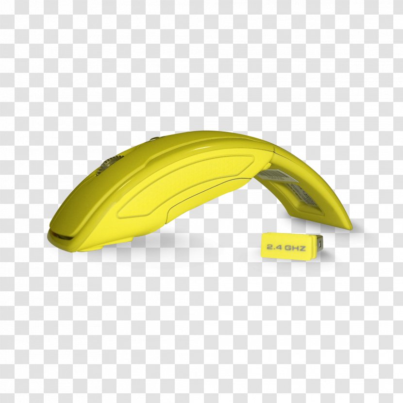 Computer Mouse USB - Meter - Big Yellow Transparent PNG