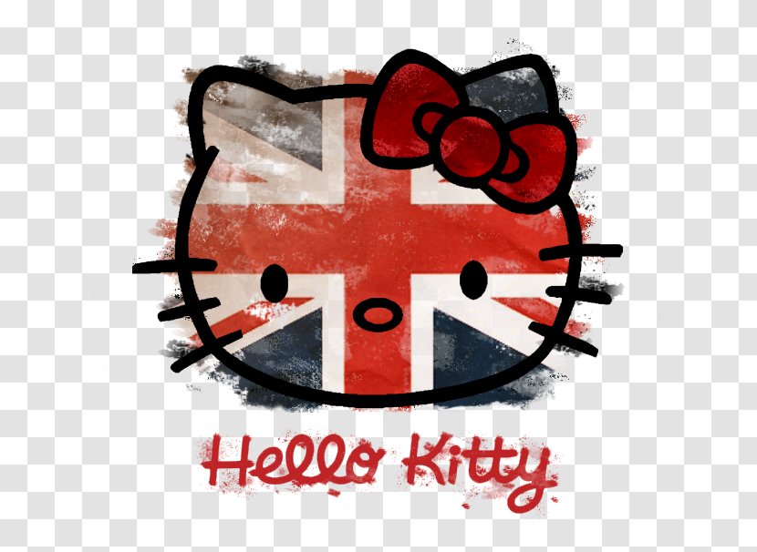 Hello Kitty Sanrio Kavaii Ryota Kise - Frame - UNION JACK FLAG Transparent PNG