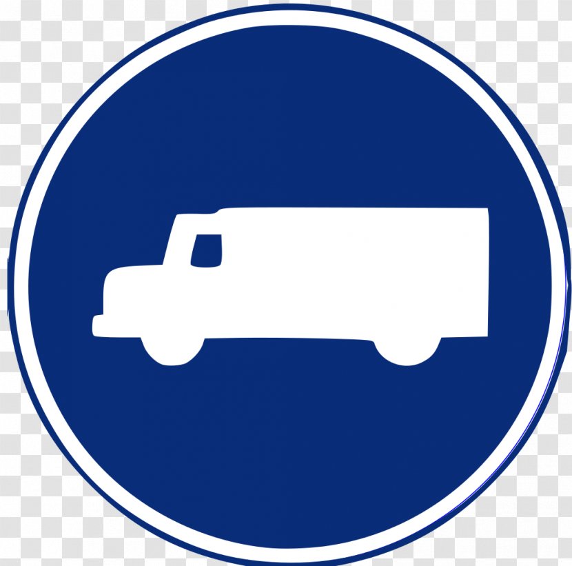 Van Traffic Sign Senyal Truck - Motor Vehicle - Lorry Transparent PNG