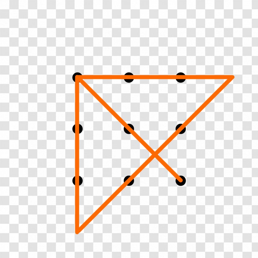 Puzzle Line Connect The Dots Drawing Think Outside Box - Pens Transparent PNG