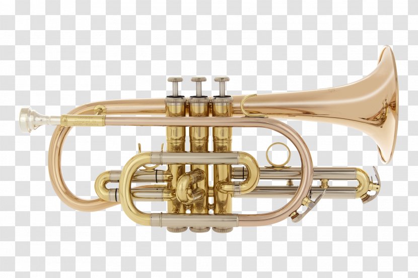Cornet Trumpet Flugelhorn Saxhorn Mellophone - Frame Transparent PNG
