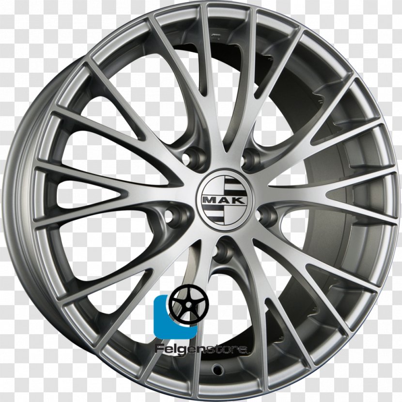 Car Alloy Wheel Rim Tire - Mak Transparent PNG