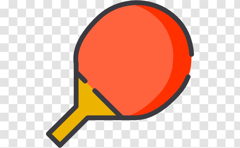 Table Tennis Racket Paddle Icon - Product Design - Ping Pong Transparent PNG