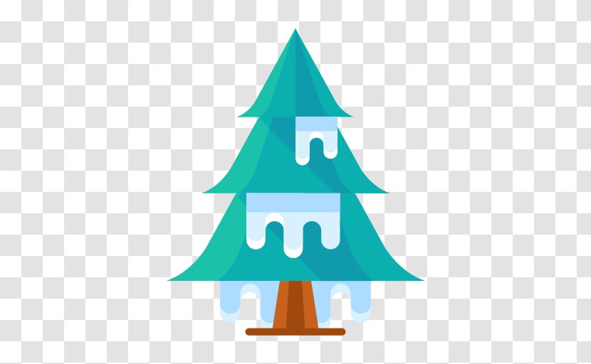 Clip Art - Triangle - Snow Tree Transparent PNG