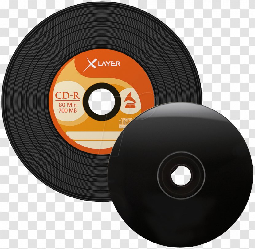 Phonograph Record CD-RW Compact Disc Verbatim Corporation - Disk Storage - Vinyl Transparent PNG