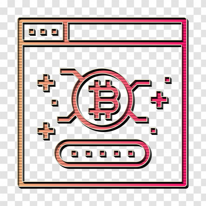 Password Icon Bitcoin Icon Cryptocurrency Icon Transparent PNG