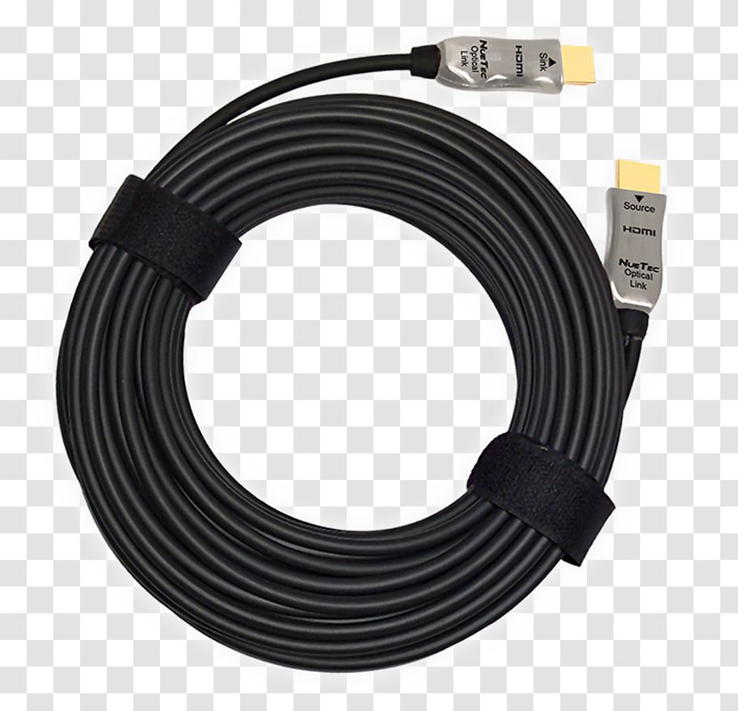 Light HDMI Electrical Cable Optical Fiber 4K Resolution - Firewire Transparent PNG