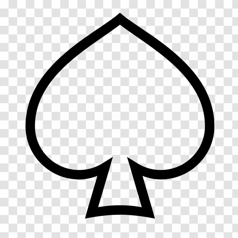 Ace Of Spades Playing Card - Suit - Game Transparent PNG