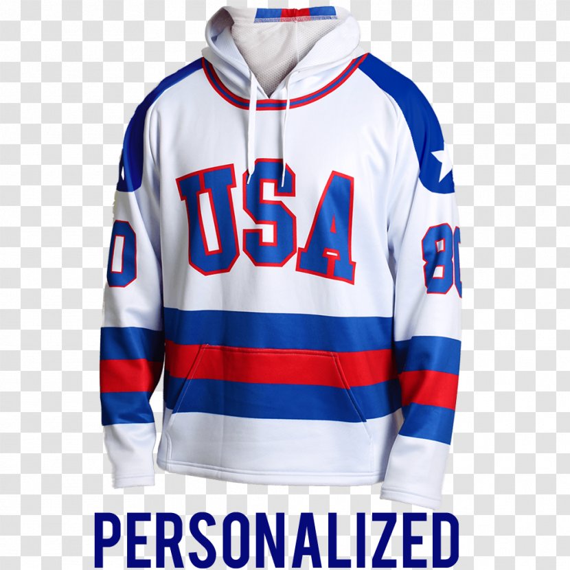 Miracle On Ice United States National Men's Hockey Team Hoodie 1980 Winter Olympics League - Clothing - Hooddy Sports Transparent PNG
