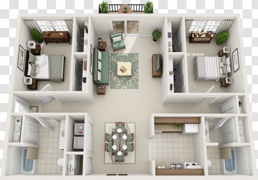 Bedroom Home Isle Of Palms Floor Plan Apartment - Shelf Transparent PNG