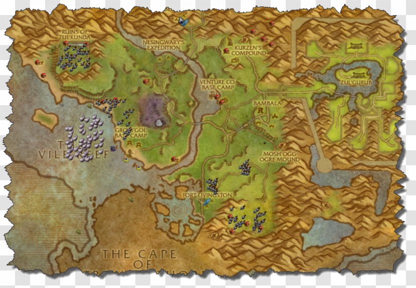 Warlords Of Draenor World Warcraft: Legion Cataclysm WoWWiki Ashenvale - Flight Path Transparent PNG