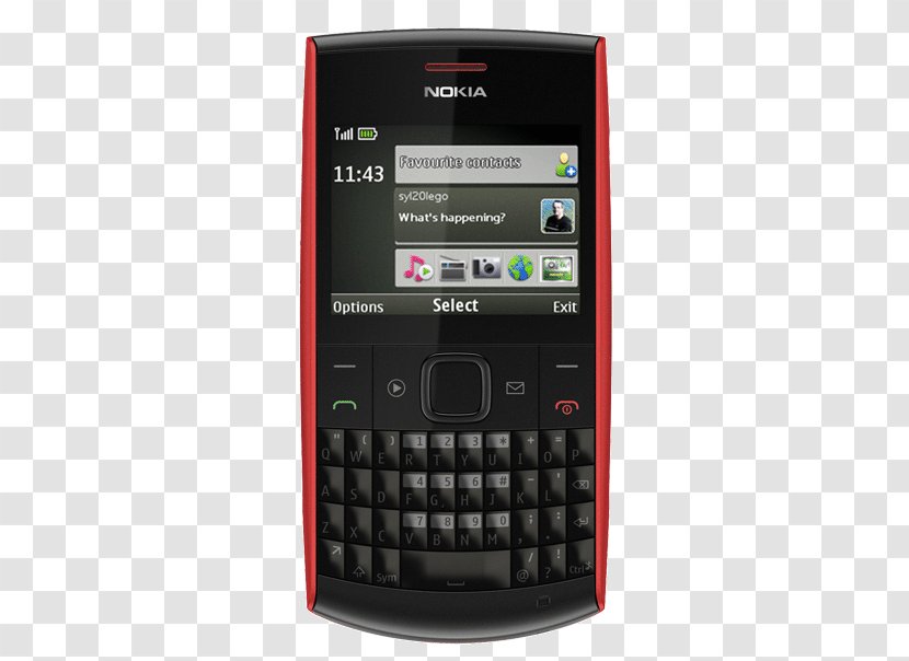 Nokia X2-02 X2-00 QWERTY 諾基亞 - Digicam Transparent PNG