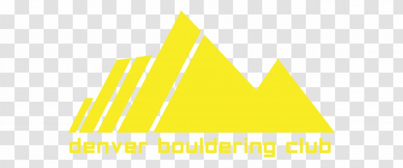Logo Triangle Product Brand - Yellow - Rock Climbing Tools Transparent PNG