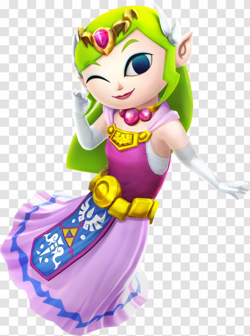 The Legend Of Zelda: Spirit Tracks Hyrule Warriors Phantom Hourglass Breath Wild Princess Zelda - Mythical Creature Transparent PNG