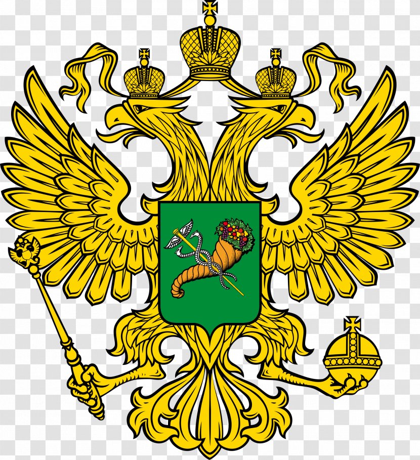 Russian Empire Byzantine Double-headed Eagle Coat Of Arms Russia - Flower - Usa Gerb Transparent PNG