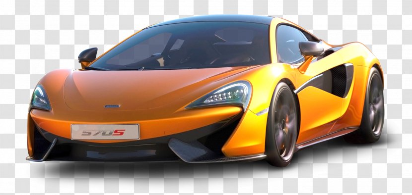 2016 McLaren 570S Sports Car Coupe - Mclaren P1 - Orange 570s Transparent PNG