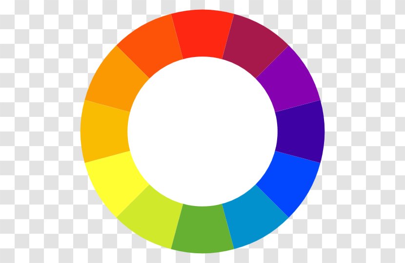 Color Wheel Theory Scheme Primary - Red - Over Wheels Transparent PNG