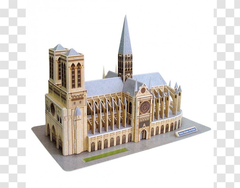 Notre-Dame De Paris Jigsaw Puzzles Eiffel Tower 3D-Puzzle Cathedral - Toy Transparent PNG