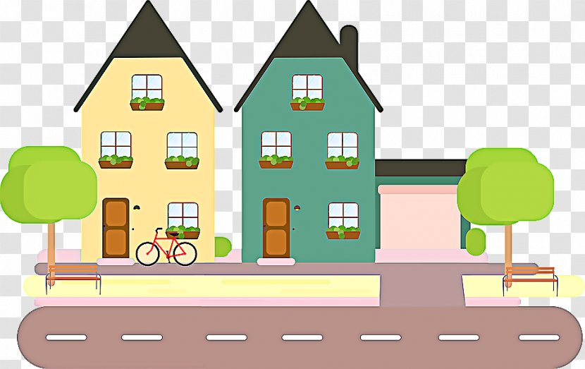 Property House Home Residential Area Real Estate - Facade Transparent PNG