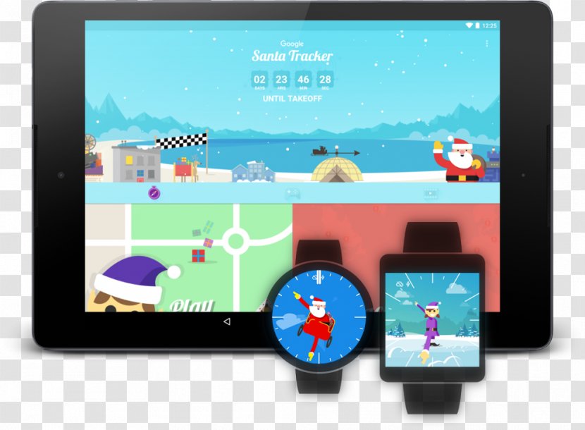 Santa Claus NORAD Tracks Google Tracker Christmas Transparent PNG