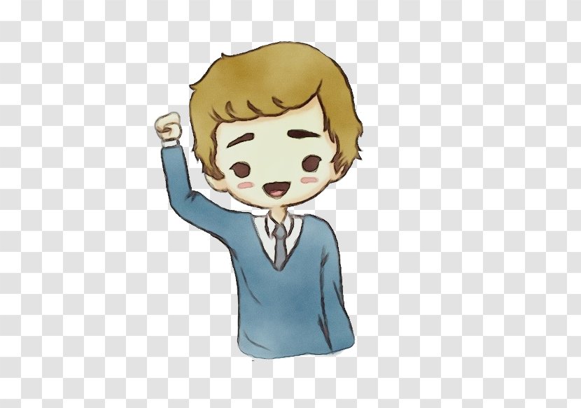 One Direction Drawing Cartoon Boy Band Singer - Thumb Animation Transparent PNG