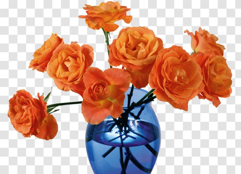 Garden Roses Vase Cut Flowers Floral Design - Petal Transparent PNG