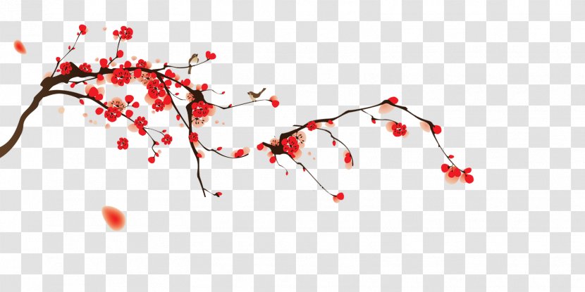 Cherry Blossom - Twig - China Transparent PNG