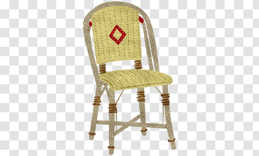 Chair Furniture Rattan Eetkamerstoel - Dining Room - Yellow Artwork Transparent PNG