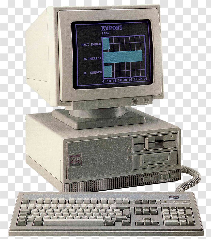 Olivetti M24 Personal Computer Intel 8086 - Central Processing Unit Transparent PNG