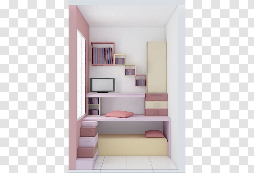 Bedroom Interior Design Services Shelf House - Bed Transparent PNG