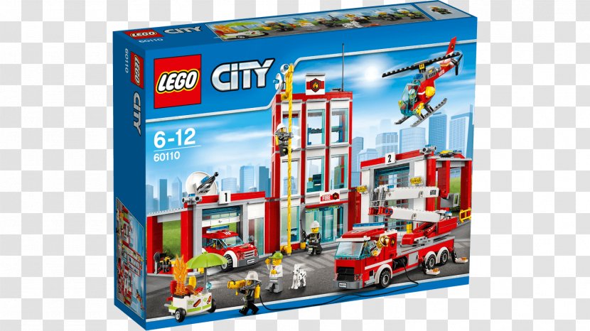 Fire Station Lego City Firefighter Toy - Chief - The Movie Transparent PNG